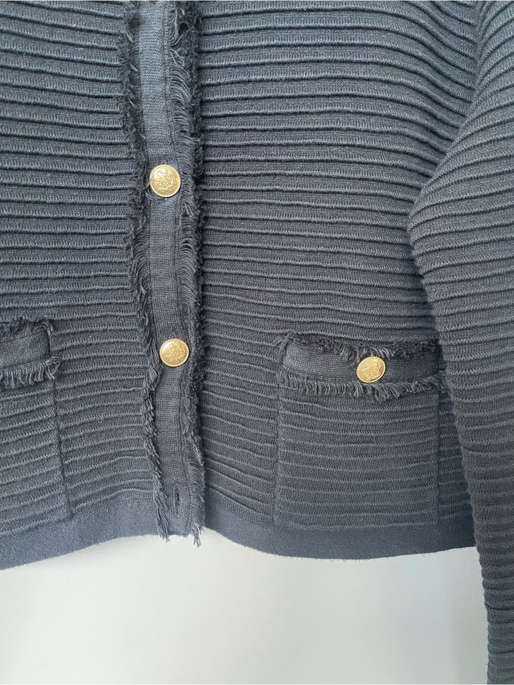 J. Crew | Black Emilie Sweater Lady Jacket - Picture 4 of 7